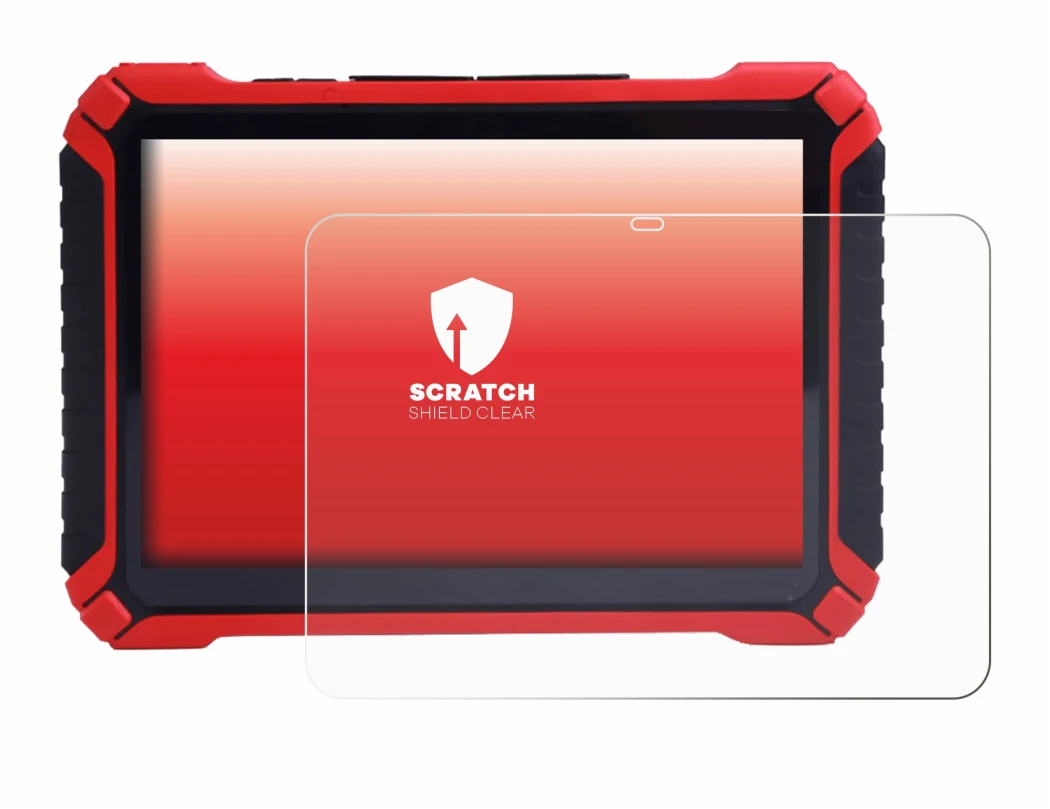 Immagine del dispositivo Launch X-431 Pad IX con un'ampia varietà di protezioni per lo schermo.