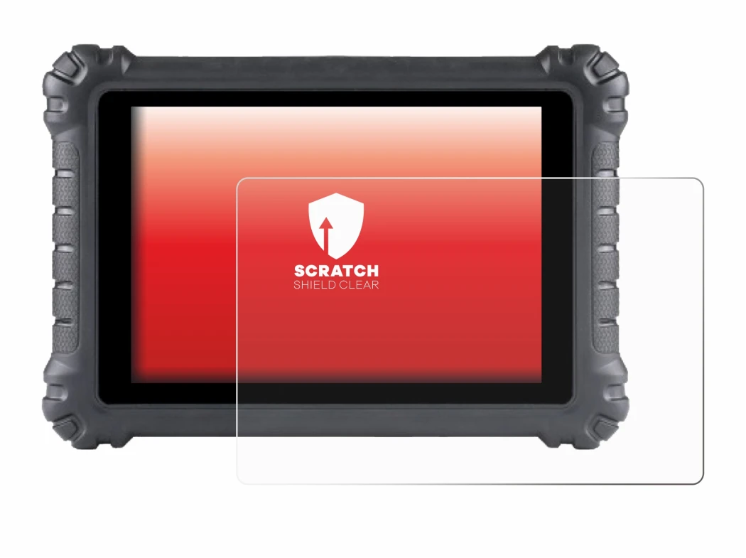 Immagine del dispositivo Autel MaxiSys MS906 Pro con un'ampia varietà di protezioni per lo schermo.