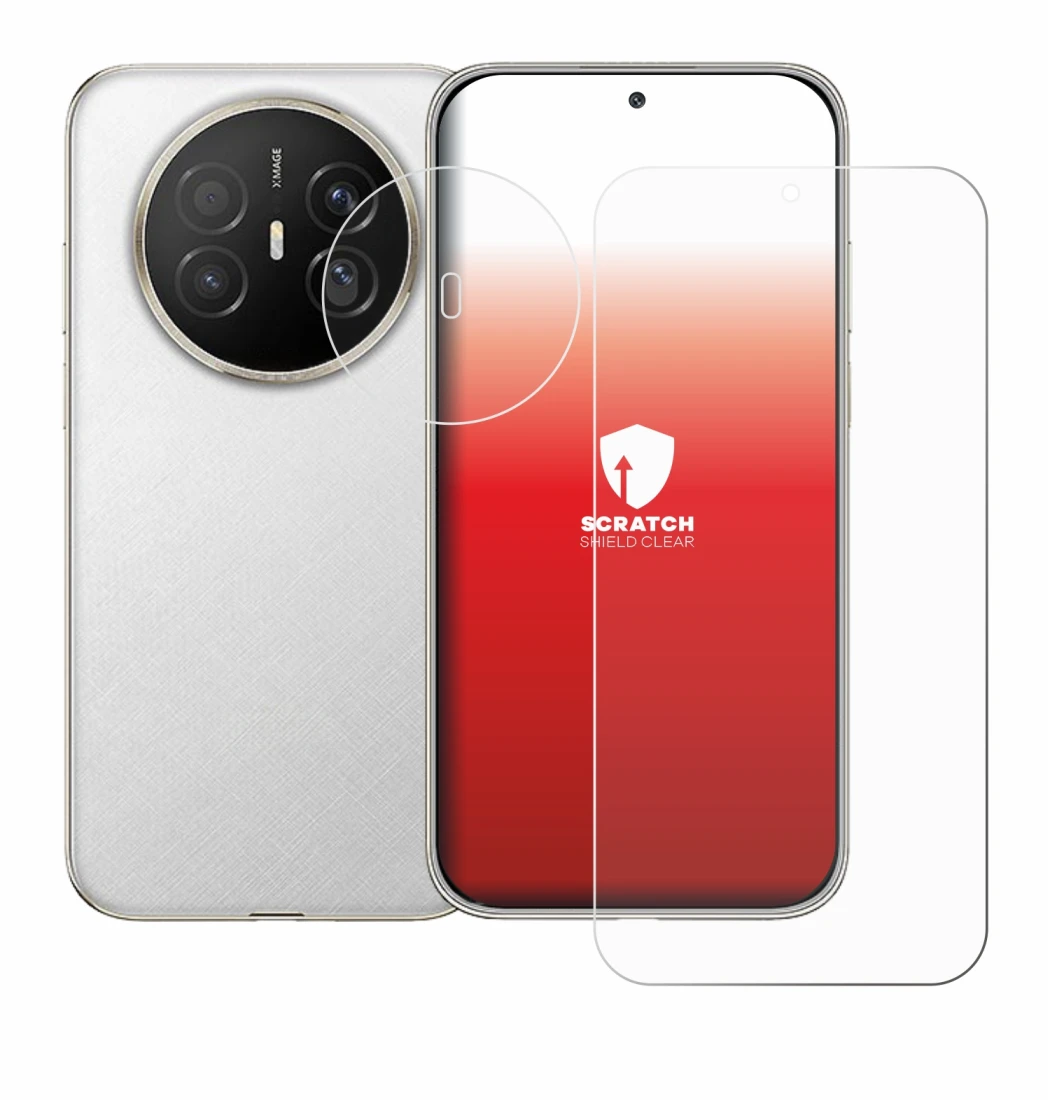 Immagine del dispositivo Huawei Mate 70 Air (Fronte+Fotocamera) con un'ampia varietà di protezioni per lo schermo.