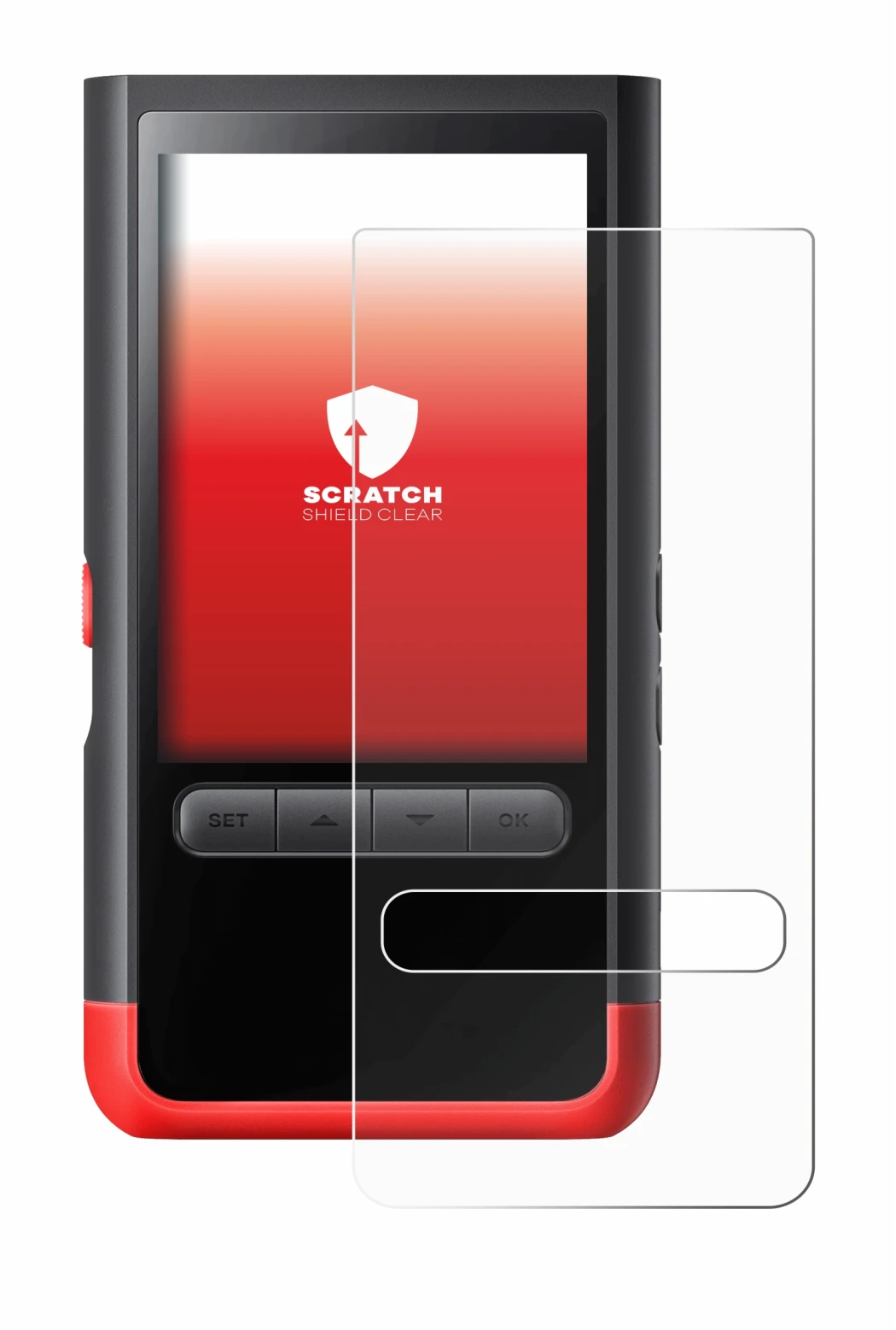 Immagine del dispositivo ThermoMaven P2 con un'ampia varietà di protezioni per lo schermo.