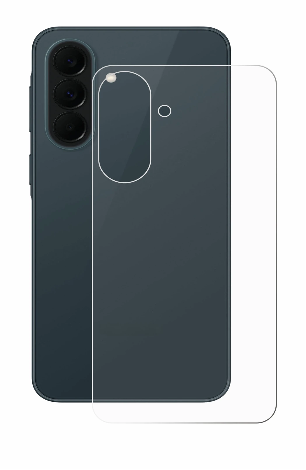 Immagine del dispositivo Samsung Galaxy A37 5G (Posteriore) con un'ampia varietà di protezioni per lo schermo.