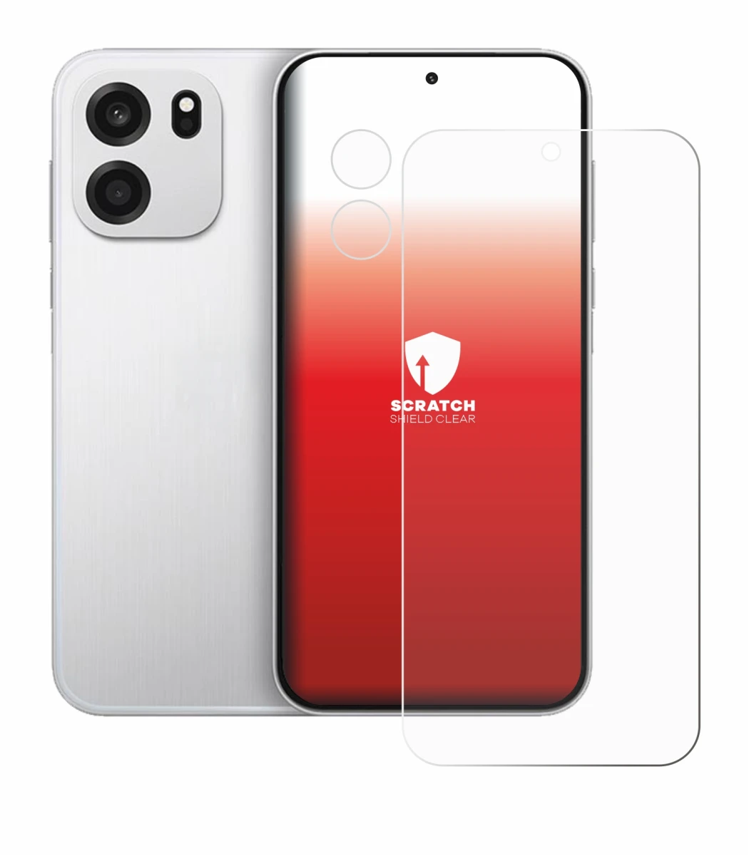 Immagine del dispositivo OnePlus Turbo 6V (Fronte+Fotocamera) con un'ampia varietà di protezioni per lo schermo.