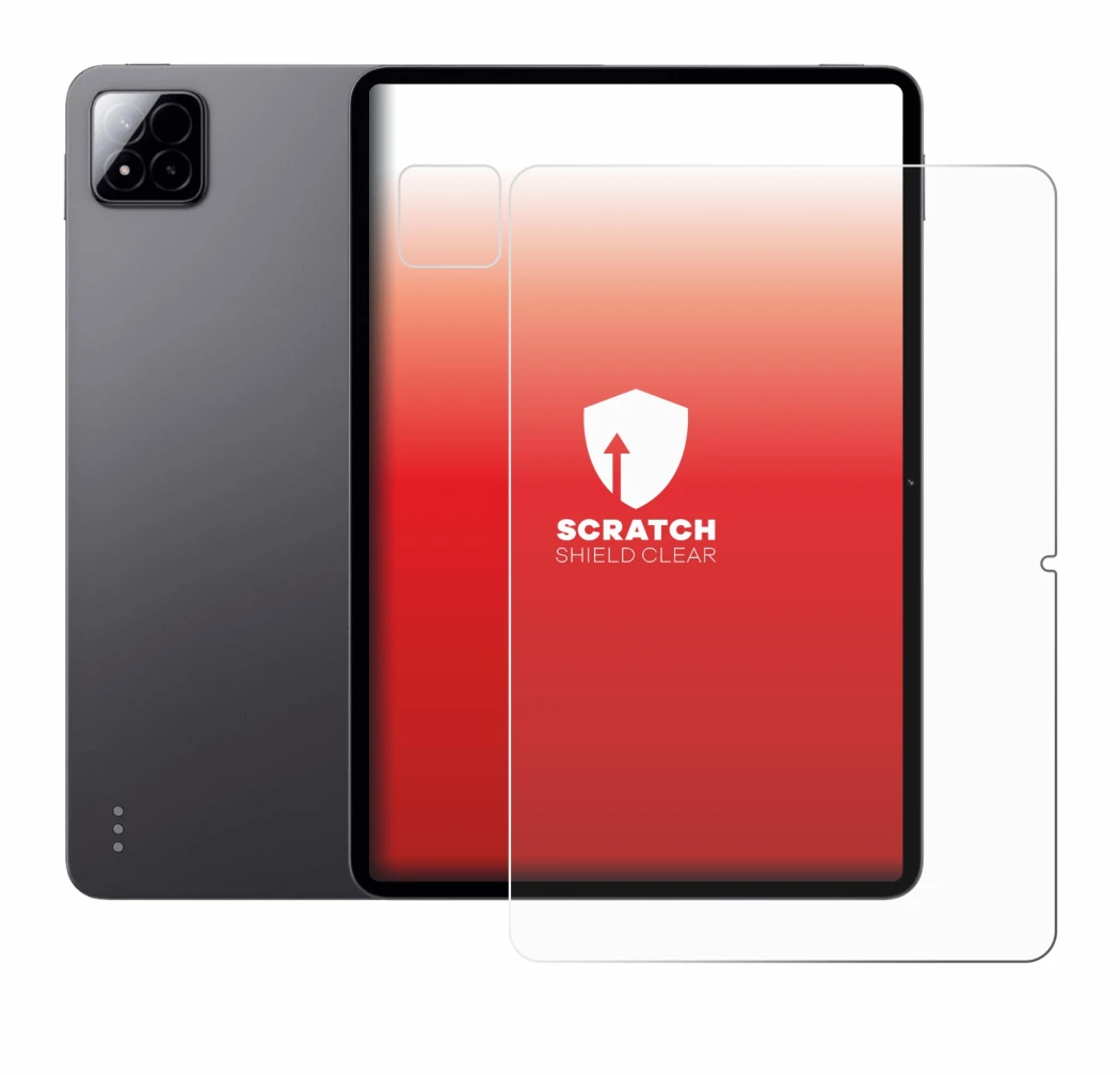 Immagine del dispositivo Xiaomi Pad 7 Pro (Fronte+Fotocamera) con un'ampia varietà di protezioni per lo schermo.