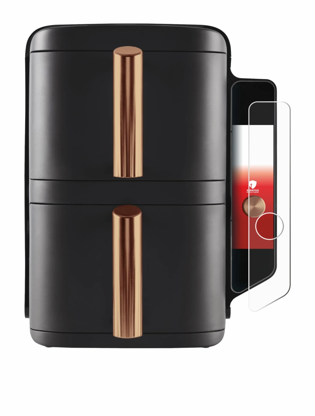 Immagine del dispositivo Ninja Double Stack XL sl400eu con un'ampia varietà di protezioni per lo schermo.