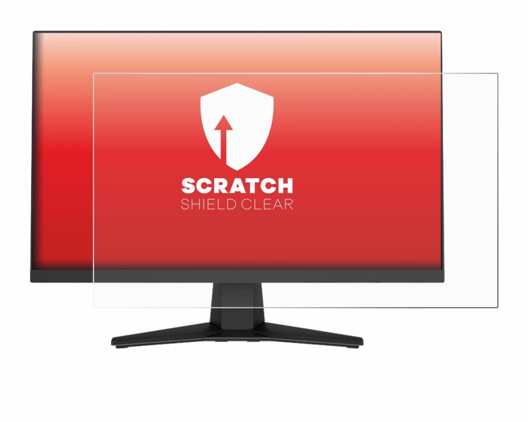 Immagine del dispositivo MSI MAG 244F con un'ampia varietà di protezioni per lo schermo.