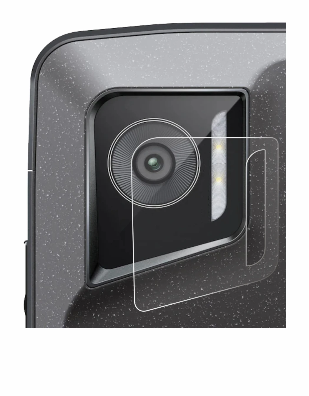 Immagine del dispositivo Crosscall Stellar M6E (SOLO Fotocamera) con un'ampia varietà di protezioni per lo schermo.