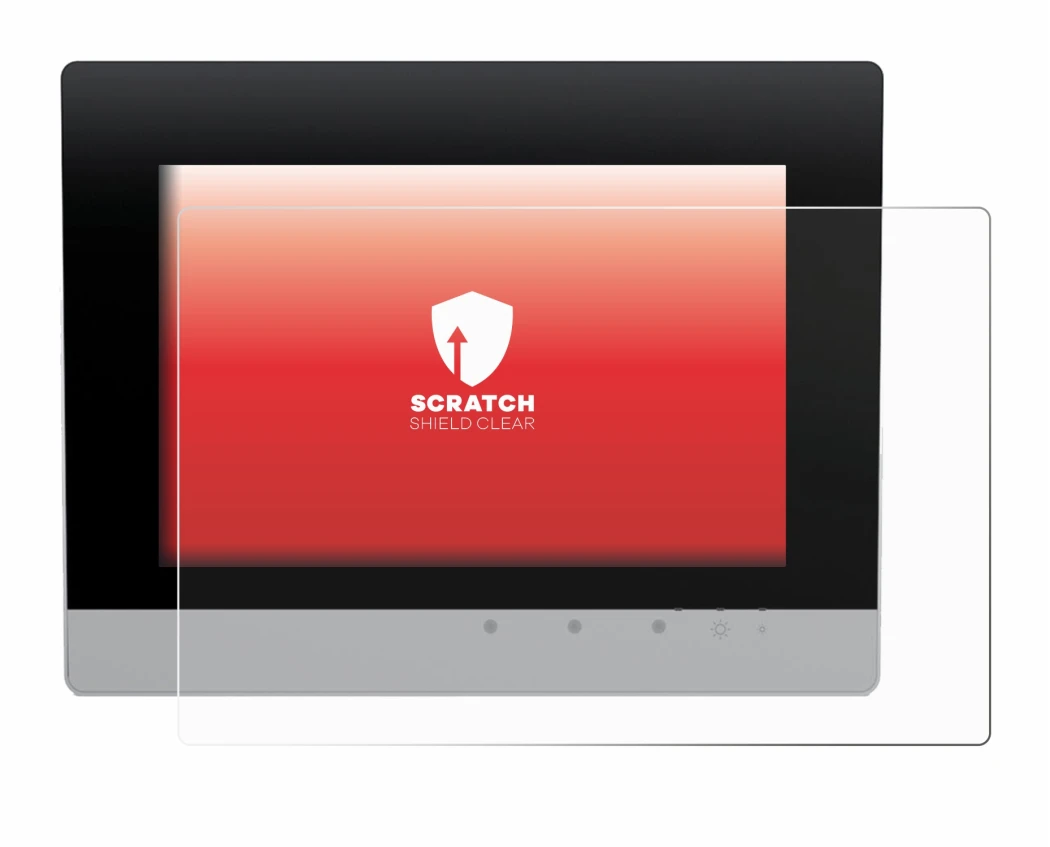 Immagine del dispositivo WAGO Touch Panel 600 Web Panel con un'ampia varietà di protezioni per lo schermo.