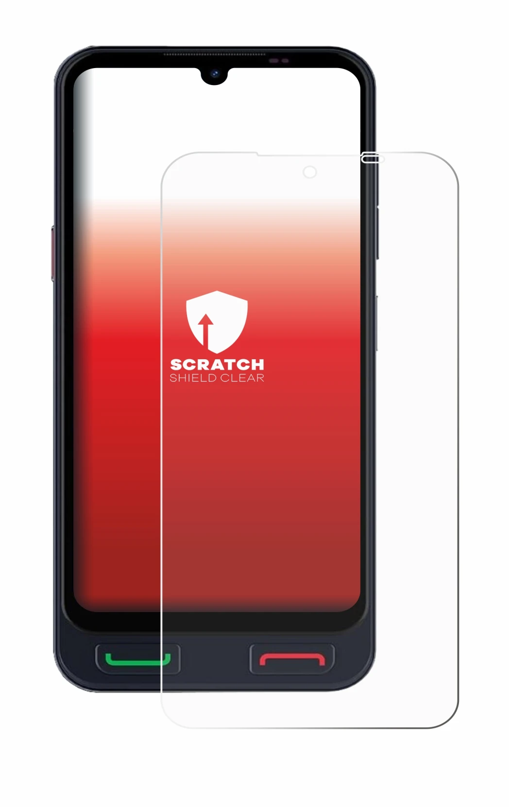 Immagine del dispositivo SPC Zeus 2 Pro con un'ampia varietà di protezioni per lo schermo.