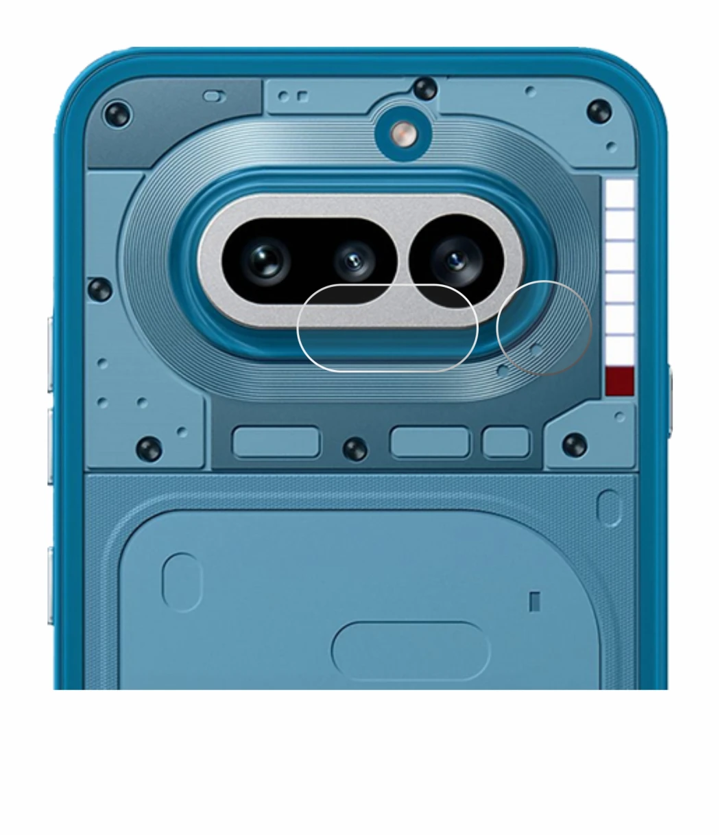 Immagine del dispositivo Nothing Phone (4a) (SOLO Fotocamera) con un'ampia varietà di protezioni per lo schermo.