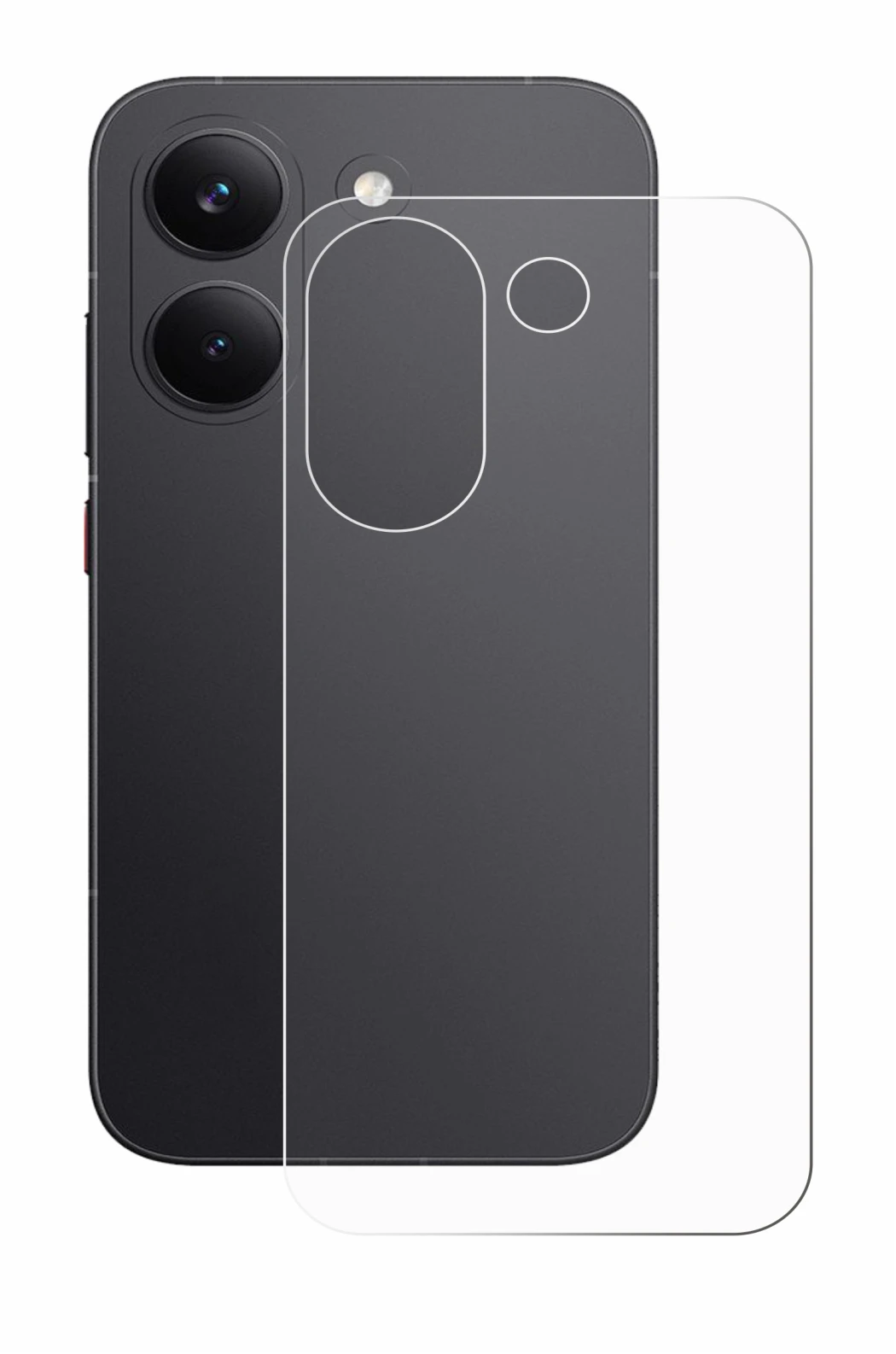 Immagine del dispositivo Xiaomi Poco X8 Pro (Posteriore) con un'ampia varietà di protezioni per lo schermo.