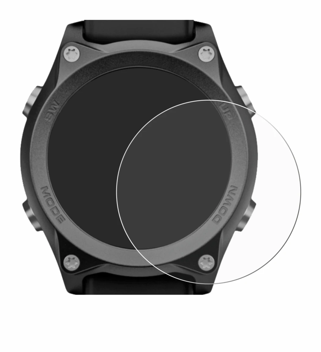 Immagine del dispositivo Mares Sirius con un'ampia varietà di protezioni per lo schermo.