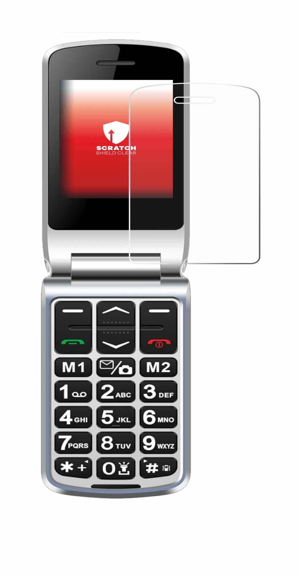 Immagine del dispositivo Sweetlink F1PLUS con un'ampia varietà di protezioni per lo schermo.