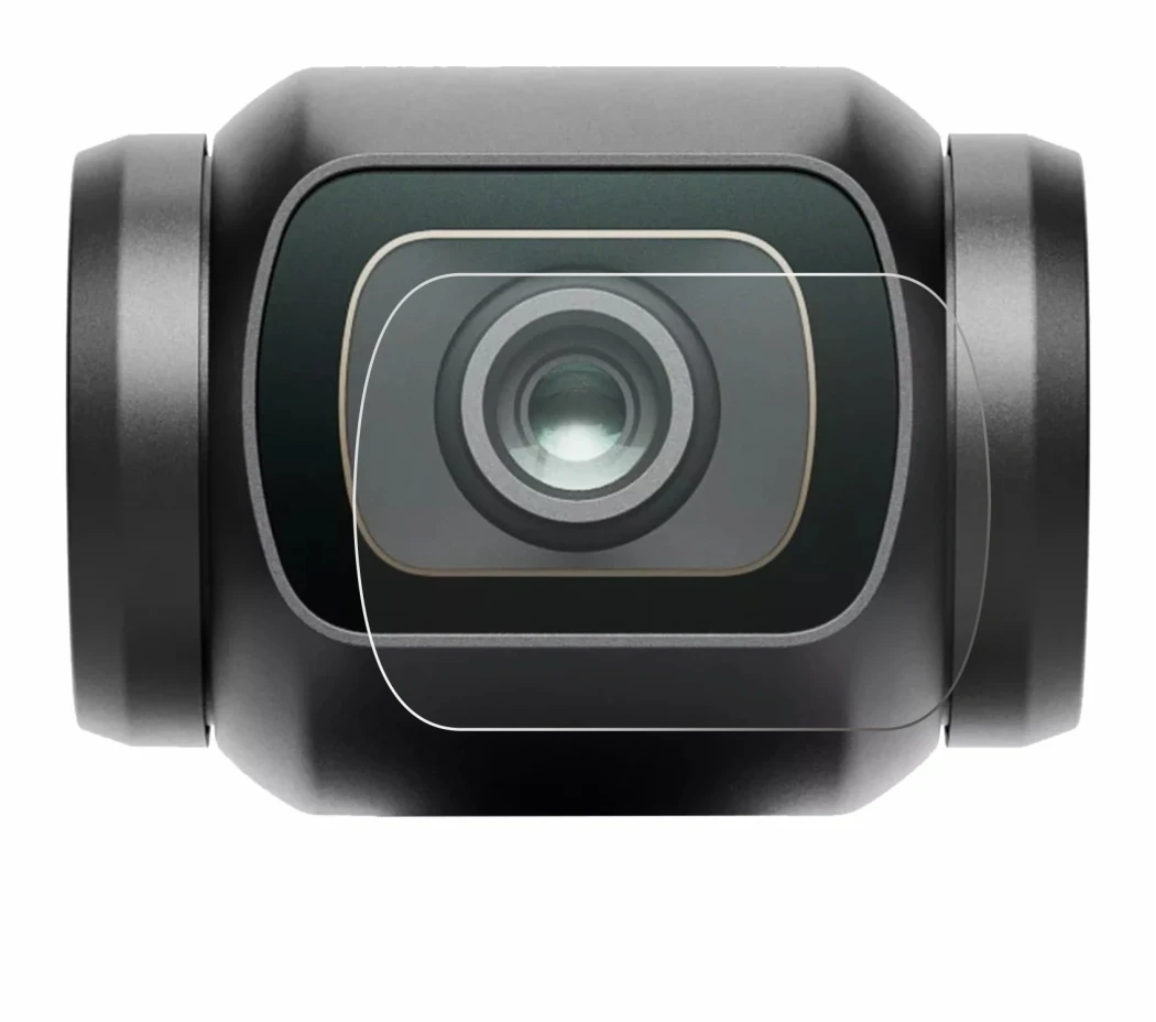 Immagine del dispositivo DJI Osmo Pocket 4 (Lente) con un'ampia varietà di protezioni per lo schermo.