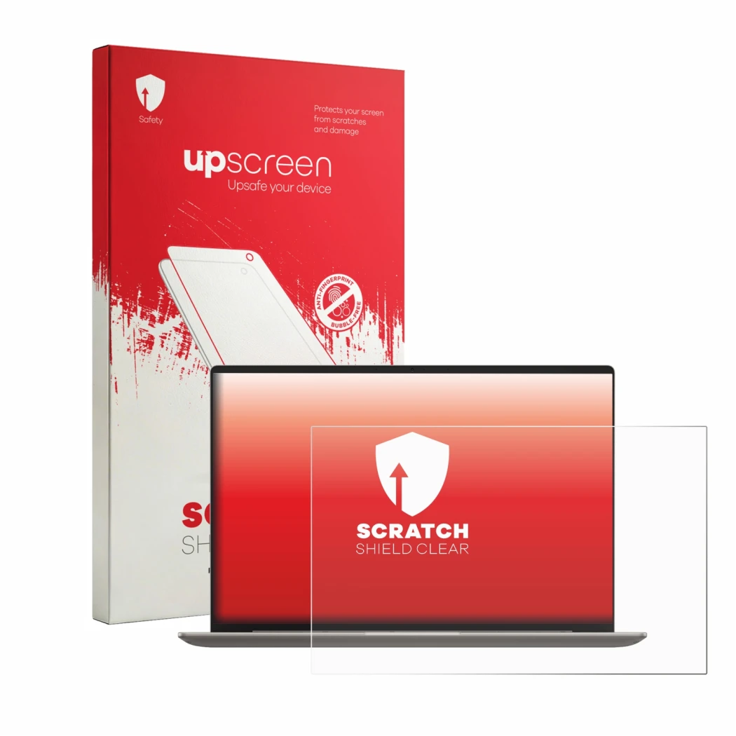 Parte frontale di una confezione del prodotto con il logo del marchio upscreen. Accanto è raffigurato il dispositivo Honor Mag