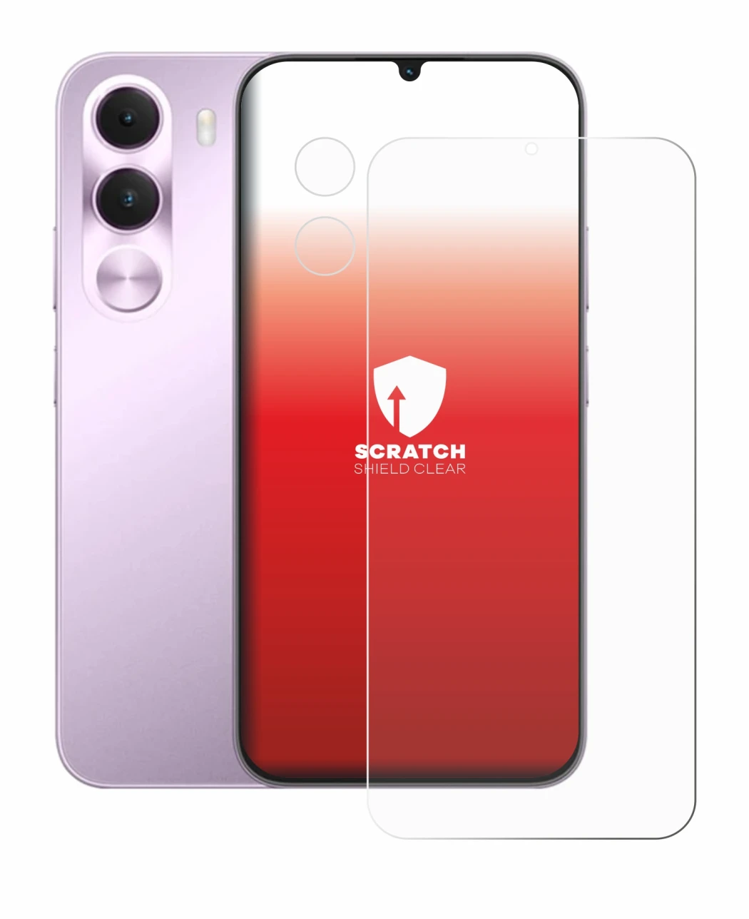 Immagine del dispositivo realme C100i (Fronte+Fotocamera) con un'ampia varietà di protezioni per lo schermo.