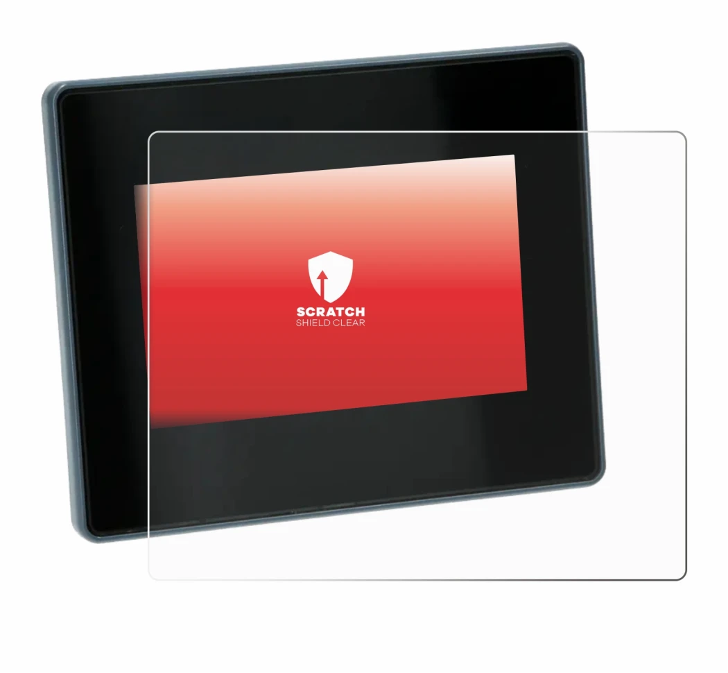 Immagine del dispositivo Siemens Simatic HMI MTP400 con un'ampia varietà di protezioni per lo schermo.