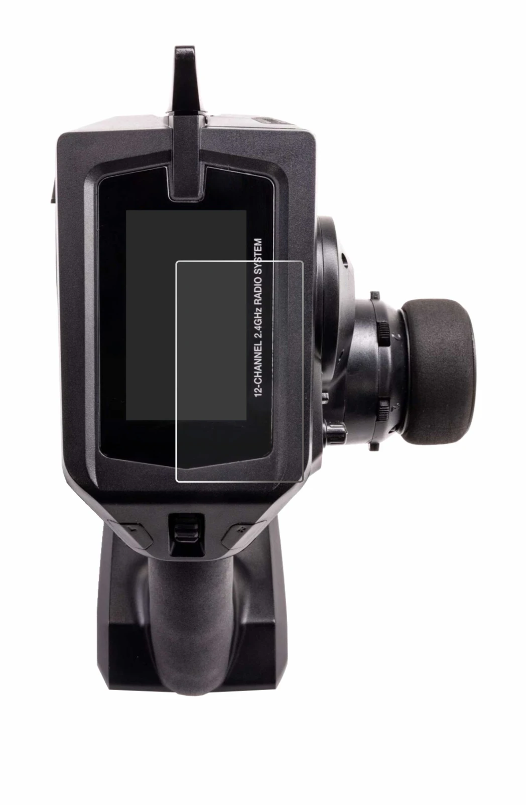 Immagine del dispositivo Spektrum DX Pro Plus con un'ampia varietà di protezioni per lo schermo.