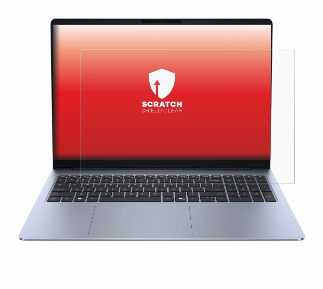 Immagine del dispositivo Dell 16S con un'ampia varietà di protezioni per lo schermo.