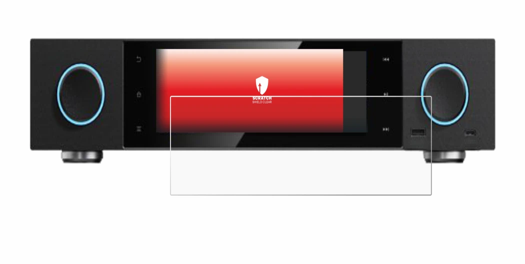 Immagine del dispositivo FiiO S15 con un'ampia varietà di protezioni per lo schermo.