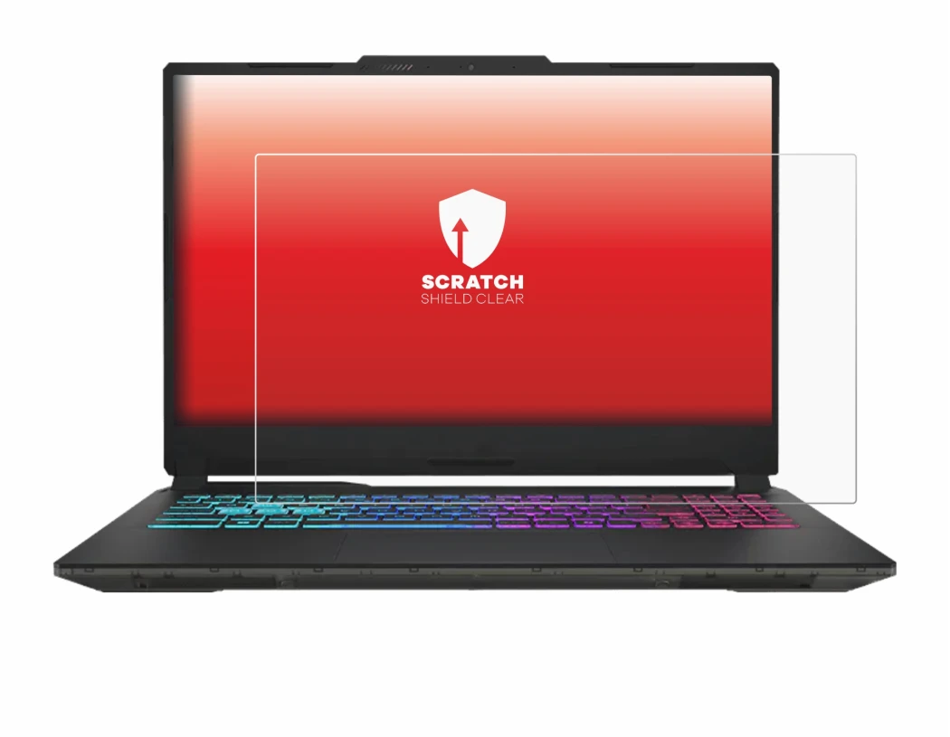 Immagine del dispositivo MSI Cyborg 15 A13V con un'ampia varietà di protezioni per lo schermo.