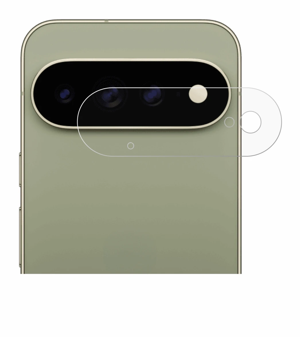 Immagine del dispositivo Google Pixel 11 Pro XL (SOLO Fotocamera) con un'ampia varietà di protezioni per lo schermo.