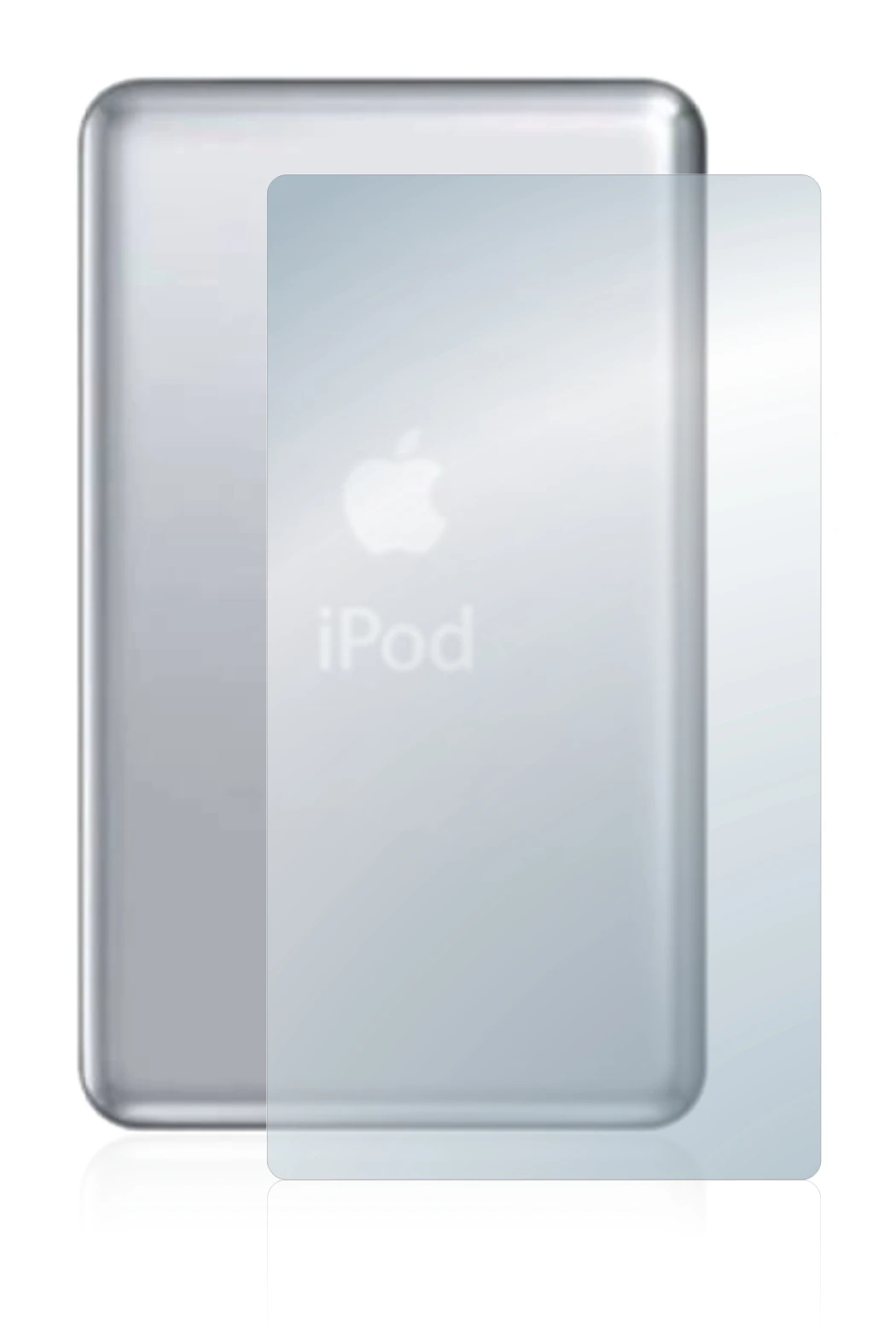 Immagine del dispositivo Apple iPod classic 120 GB (Posteriore, 7a Gen.) con un'ampia varietà di protezioni per lo schermo.