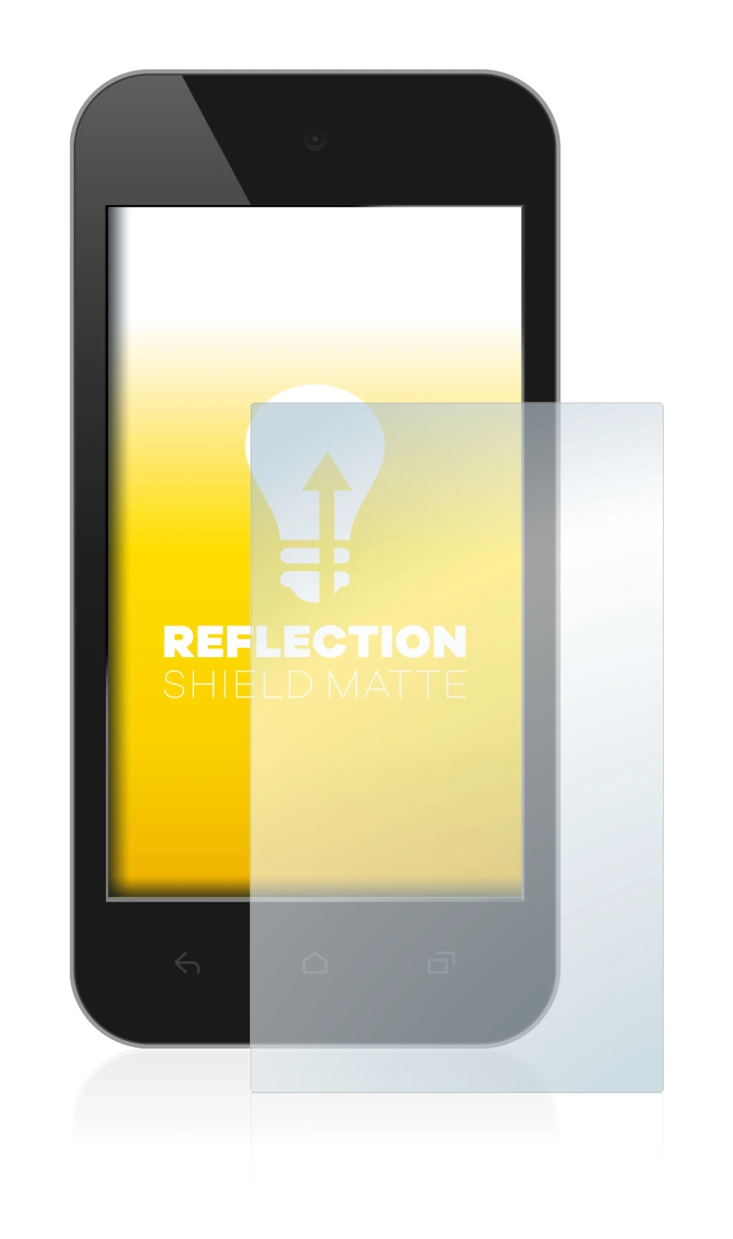 Immagine del dispositivo con un'ampia varietà di protezioni per lo schermo.