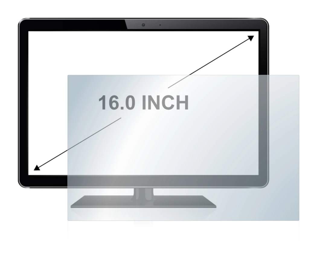 Immagine del dispositivo con un'ampia varietà di protezioni per lo schermo.