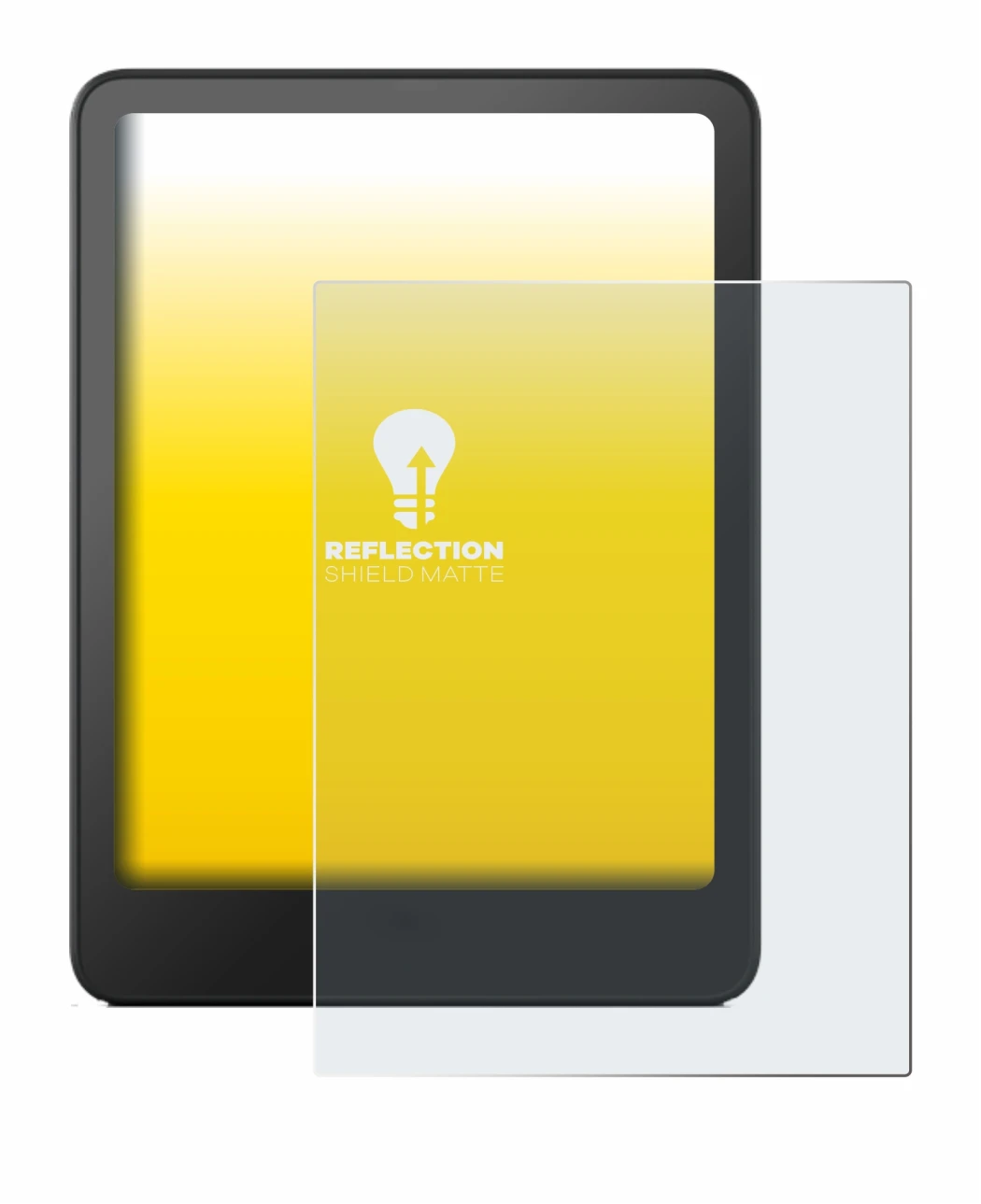 Immagine del dispositivo Amazon Kindle Paperwhite 2012 con un'ampia varietà di protezioni per lo schermo.
