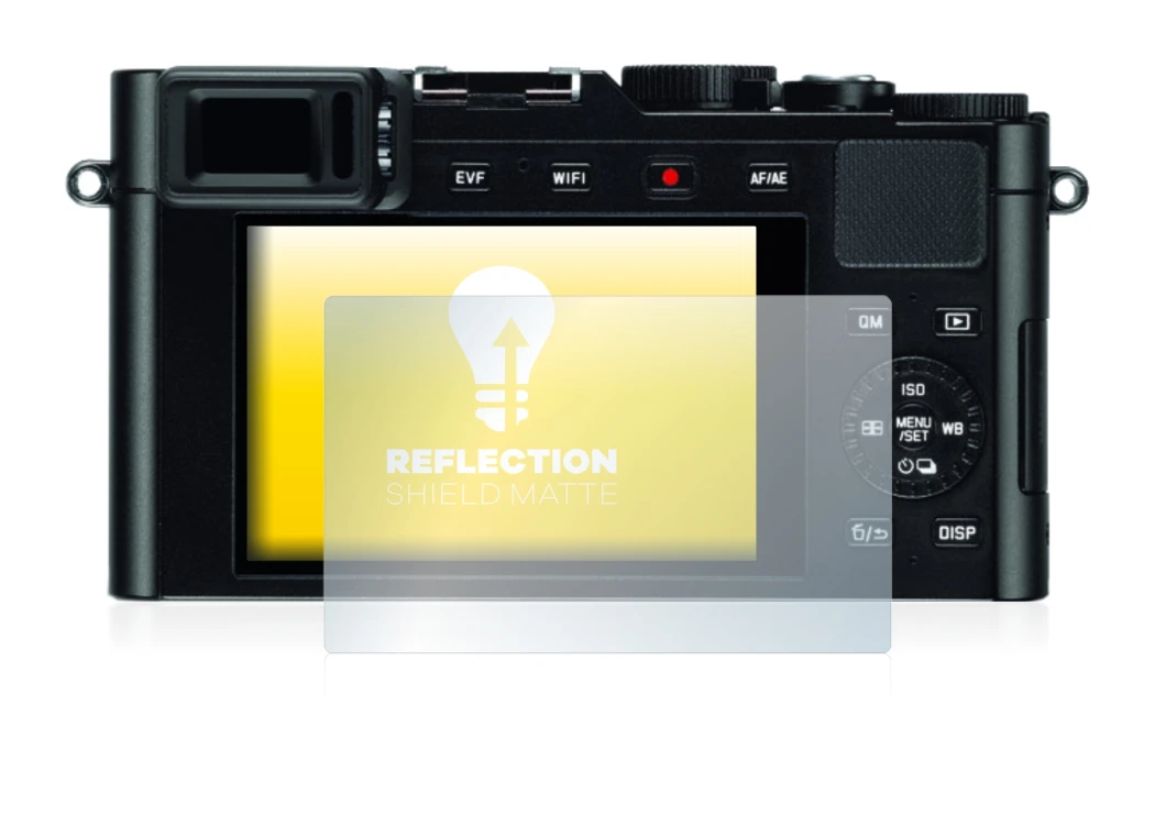 Immagine del dispositivo Leica D-Lux (Typ 109) con un'ampia varietà di protezioni per lo schermo.