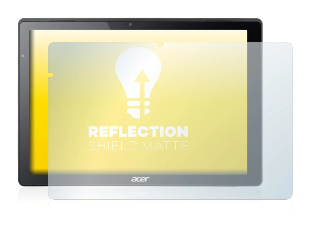 Immagine del dispositivo Acer Switch Alpha 12 con un'ampia varietà di protezioni per lo schermo.