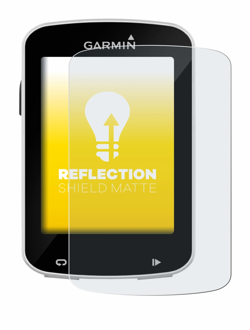Immagine del dispositivo Garmin Edge Explore 820 con un'ampia varietà di protezioni per lo schermo.