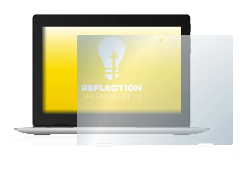 Immagine del dispositivo Lenovo IdeaPad D330 con un'ampia varietà di protezioni per lo schermo.