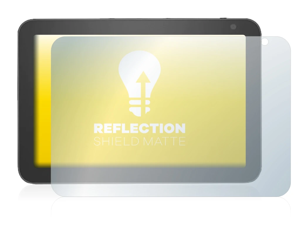 Immagine del dispositivo Amazon Echo Show 8 (1a Gen.) con un'ampia varietà di protezioni per lo schermo.