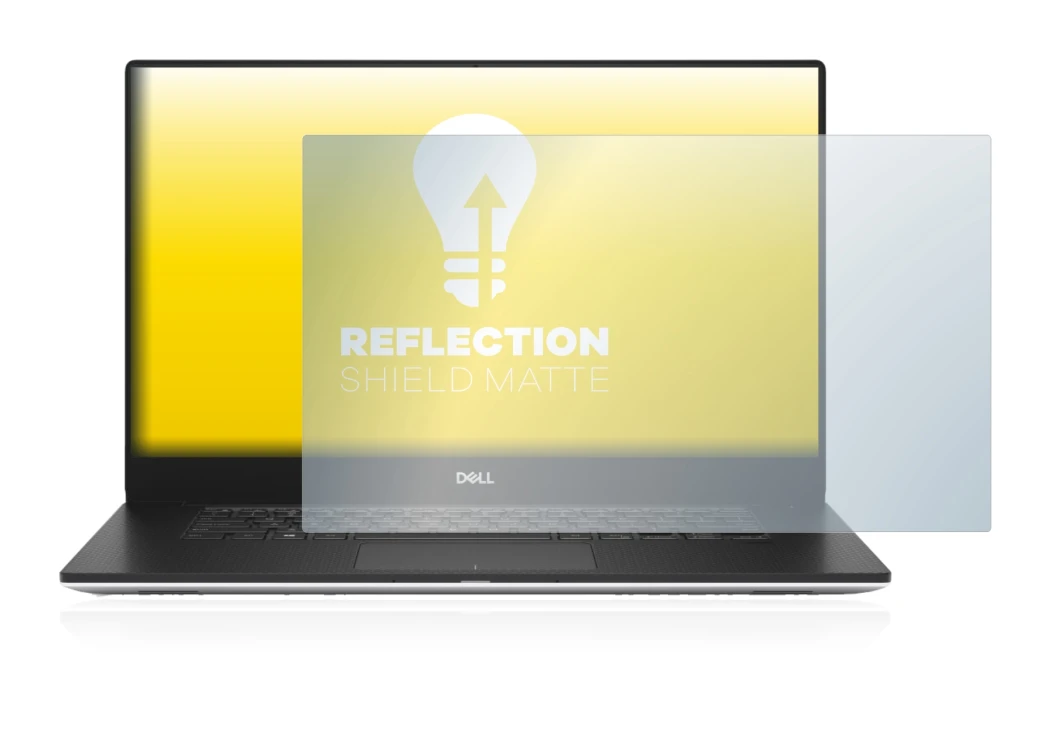 Immagine del dispositivo Dell Precision 5540 con un'ampia varietà di protezioni per lo schermo.