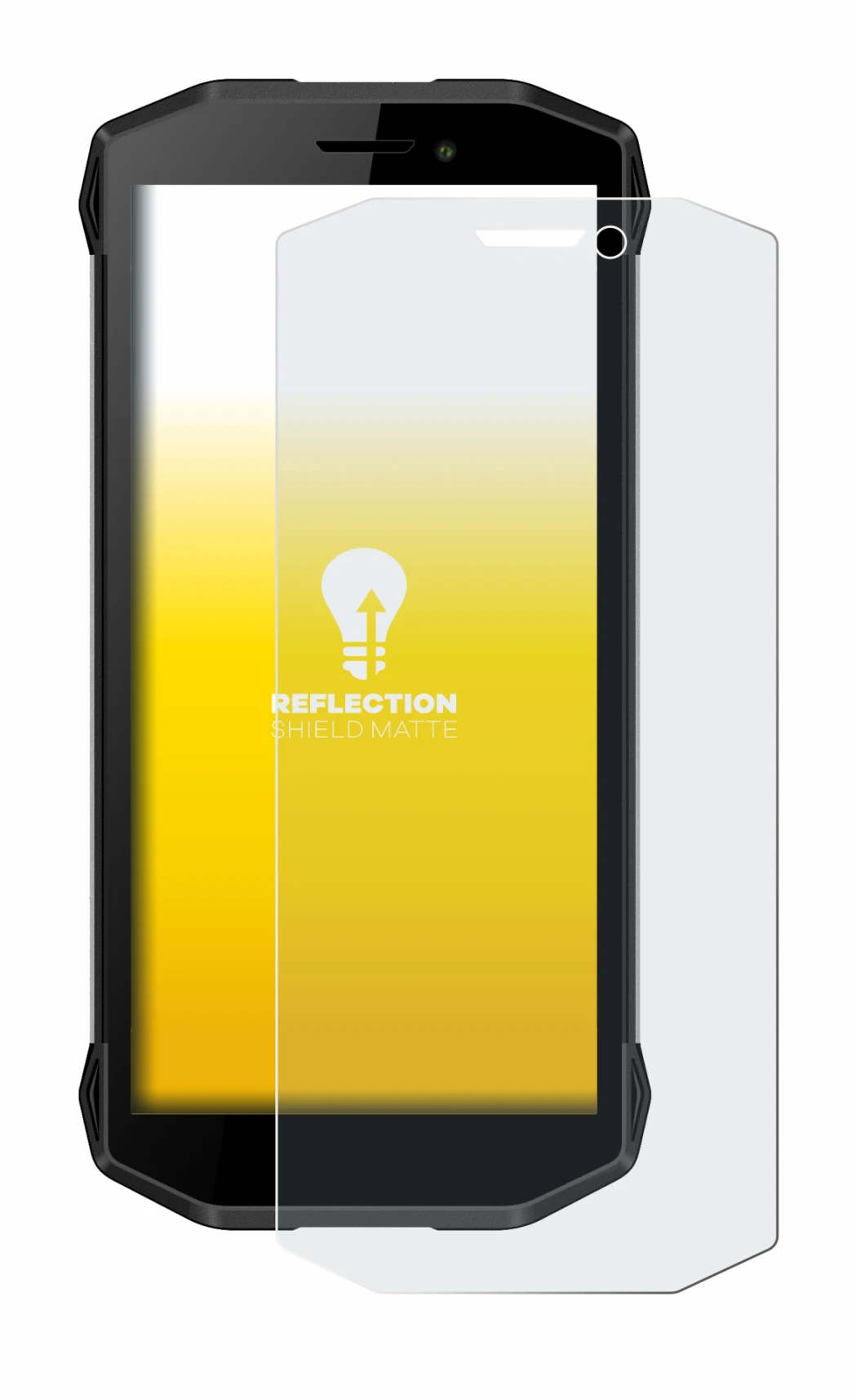 Immagine del dispositivo Evolveo Strongphone G5 con un'ampia varietà di protezioni per lo schermo.