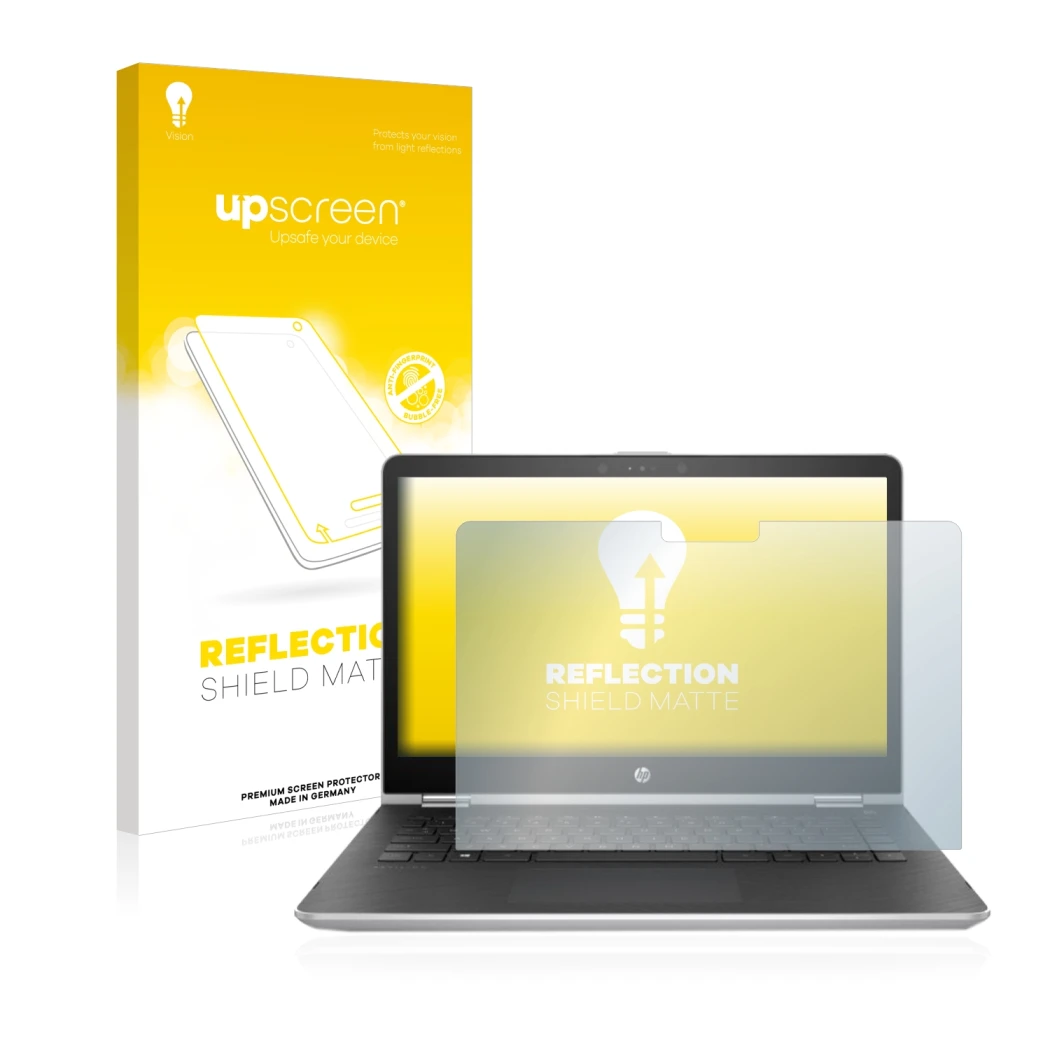 Parte frontale di una confezione del prodotto con il logo del marchio upscreen. Accanto è raffigurato il dispositivo Uniden SD