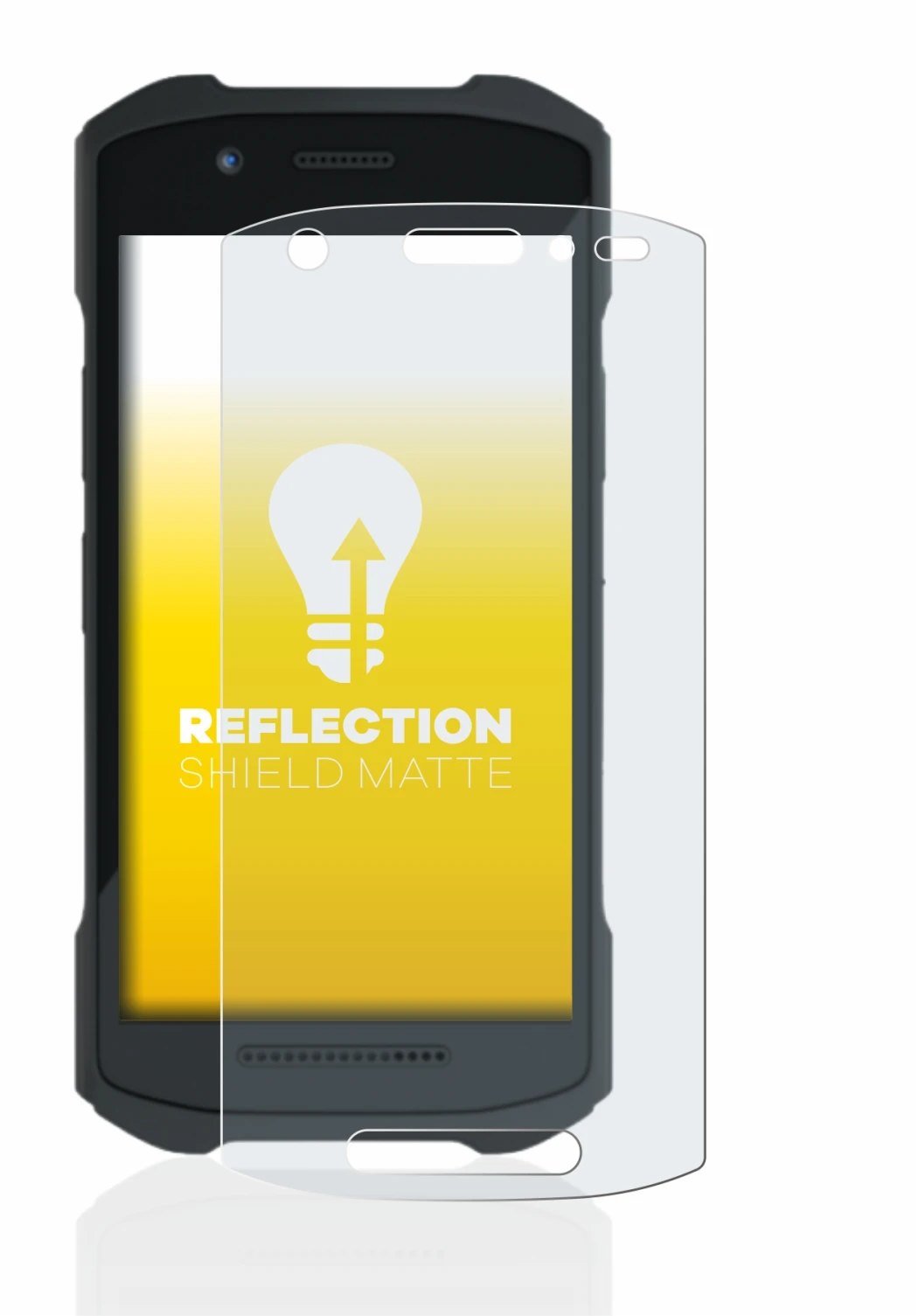 Immagine del dispositivo Zebra TC21 con un'ampia varietà di protezioni per lo schermo.