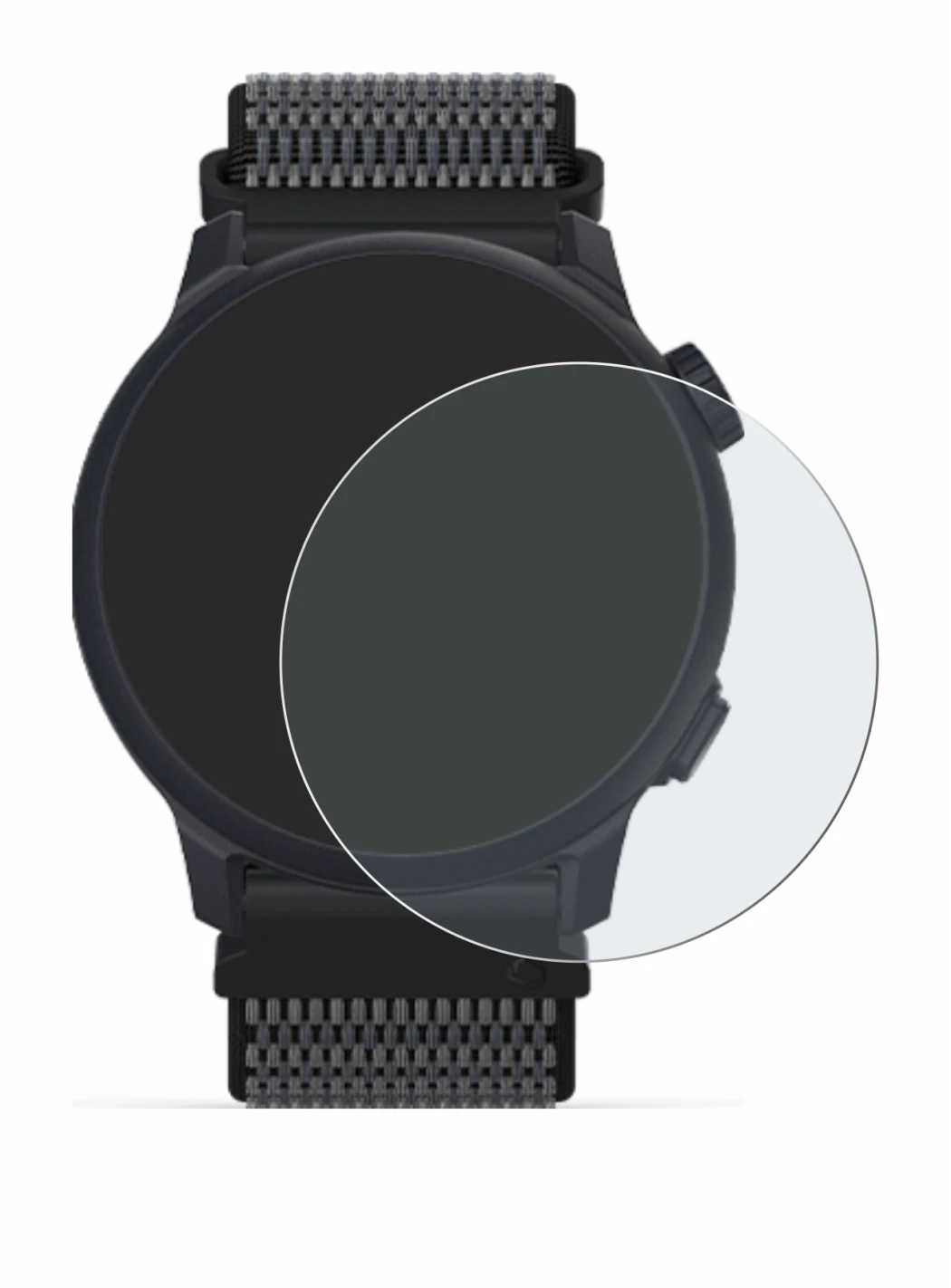 Immagine del dispositivo Coros Pace 2 con un'ampia varietà di protezioni per lo schermo.