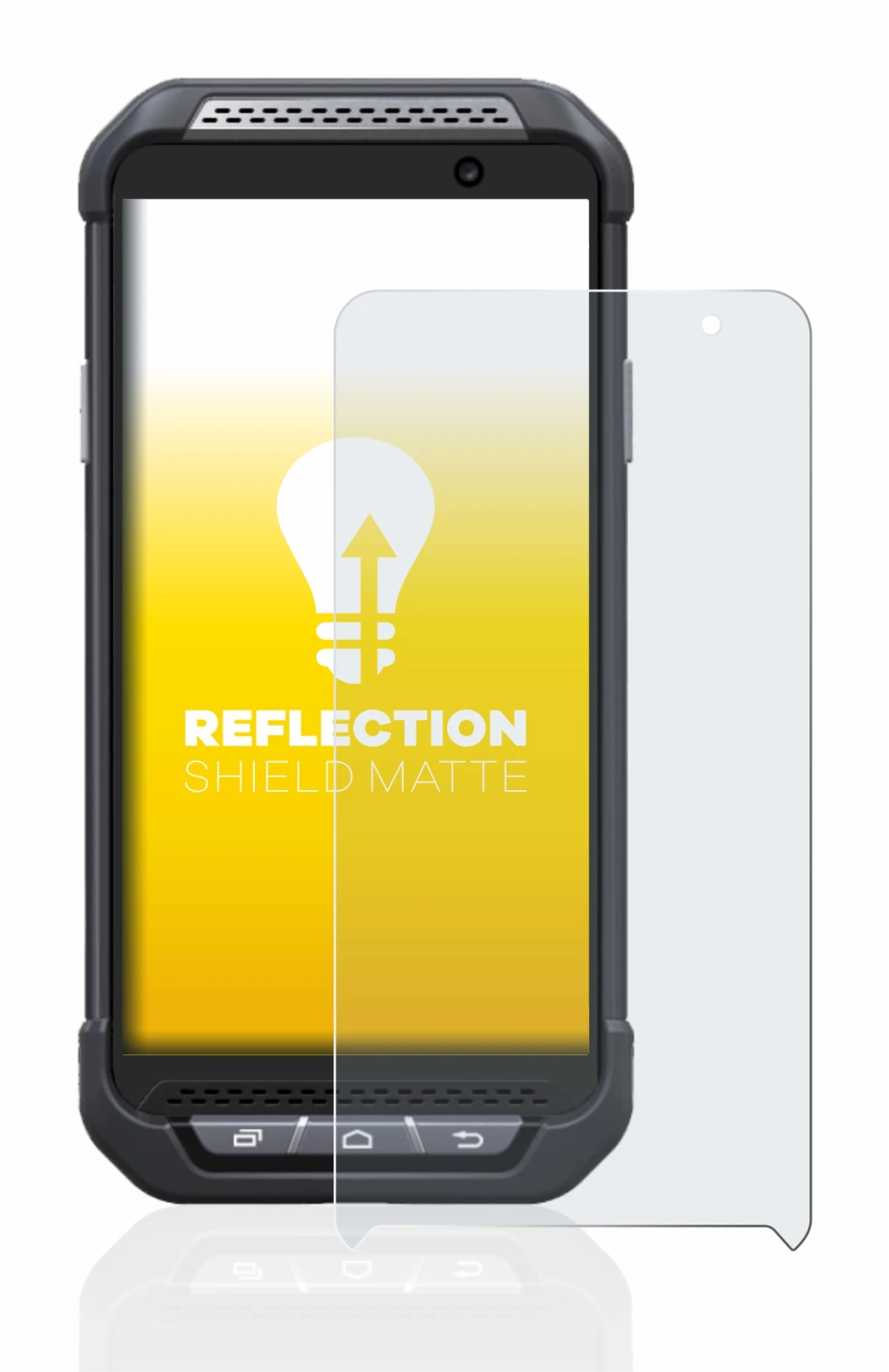 Immagine del dispositivo Point Mobile PM85 con un'ampia varietà di protezioni per lo schermo.