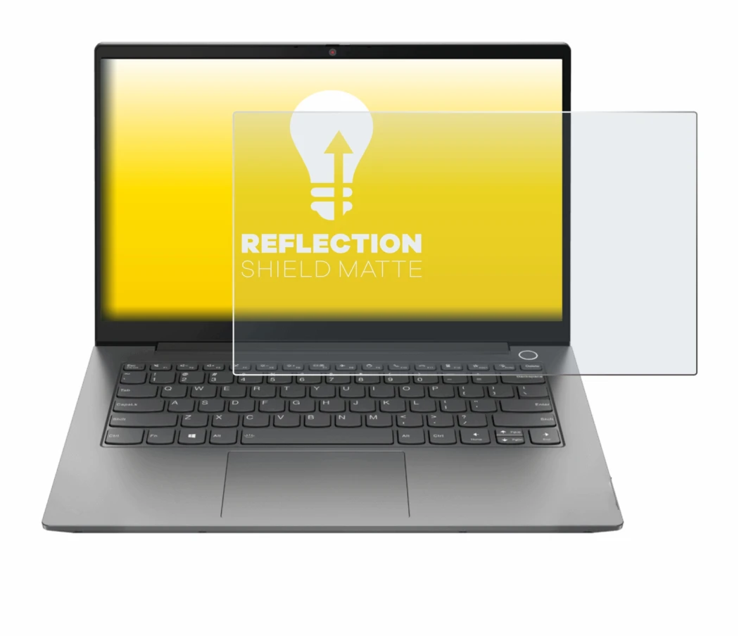 Immagine del dispositivo Lenovo ThinkPad T14 Gen 2 con un'ampia varietà di protezioni per lo schermo.