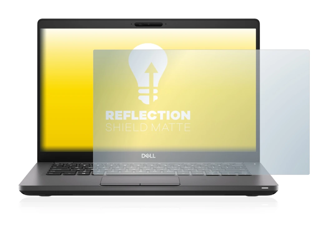 Immagine del dispositivo Dell Latitude 5410 con un'ampia varietà di protezioni per lo schermo.