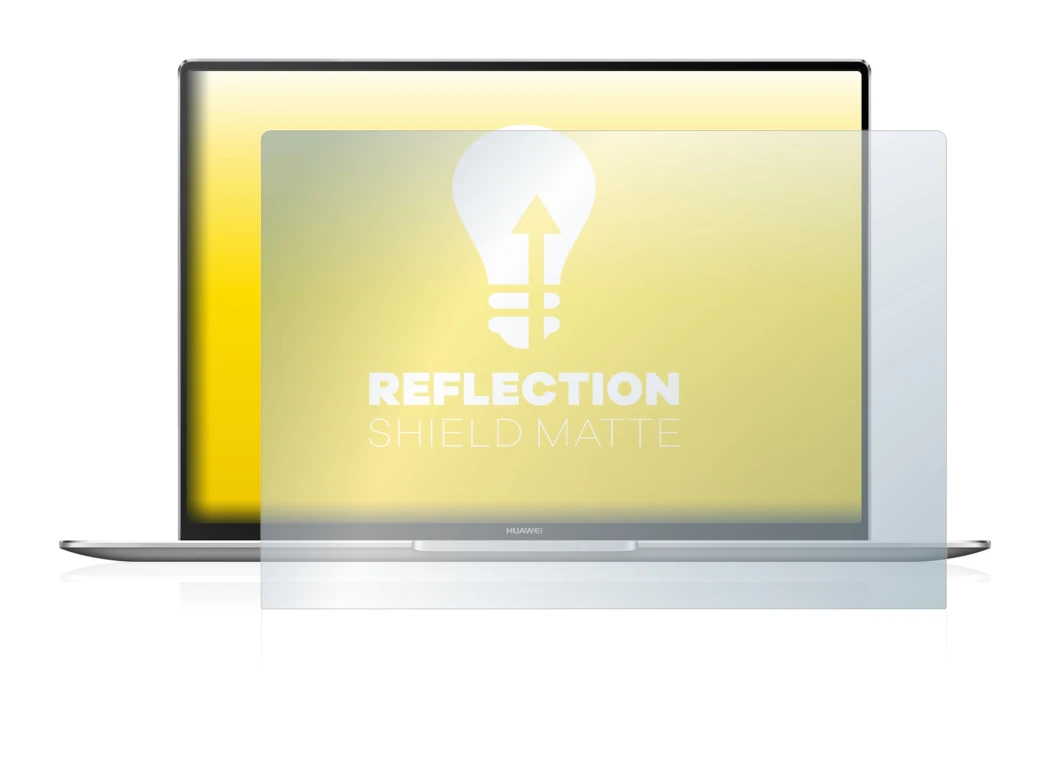 Immagine del dispositivo Huawei MateBook X Pro 2021 con un'ampia varietà di protezioni per lo schermo.