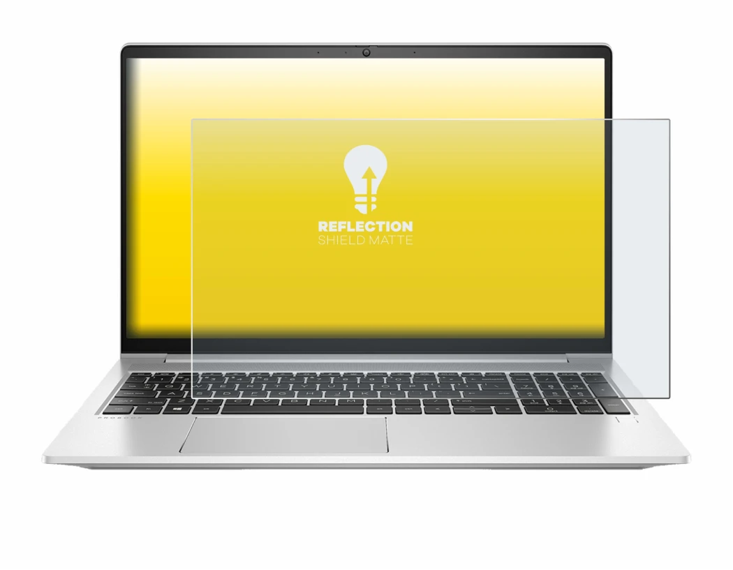 Immagine del dispositivo HP ProBook 450 G8 con un'ampia varietà di protezioni per lo schermo.