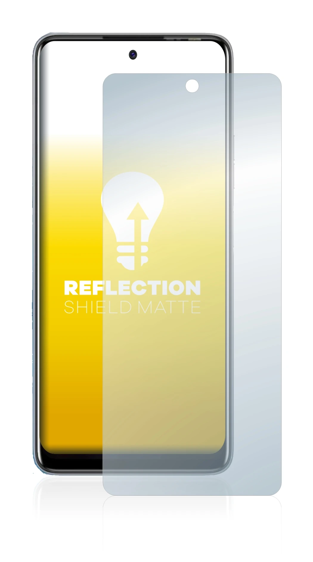 Immagine del dispositivo Tecno Pova 2 con un'ampia varietà di protezioni per lo schermo.