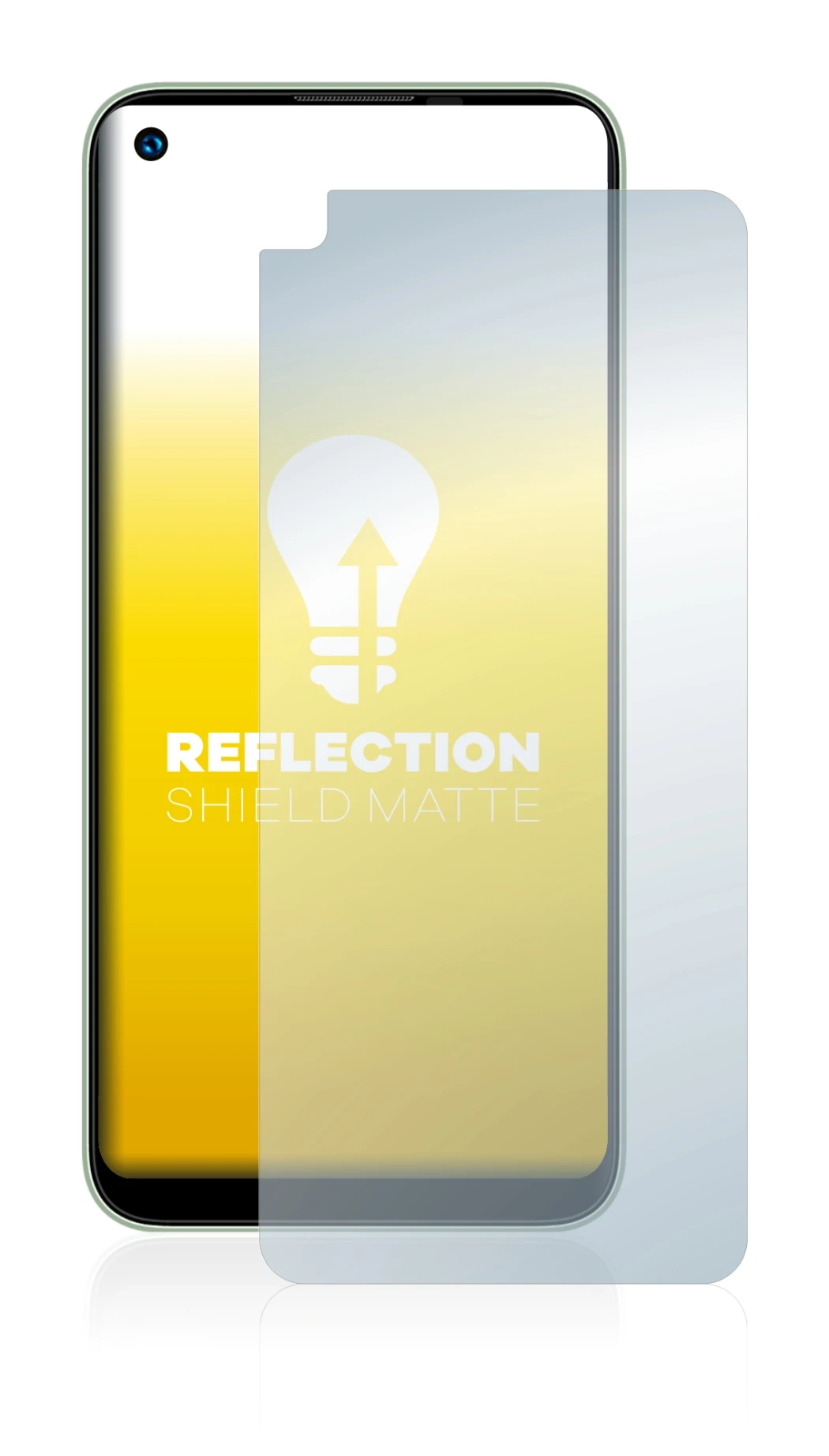 Immagine del dispositivo Oukitel C21 Pro con un'ampia varietà di protezioni per lo schermo.