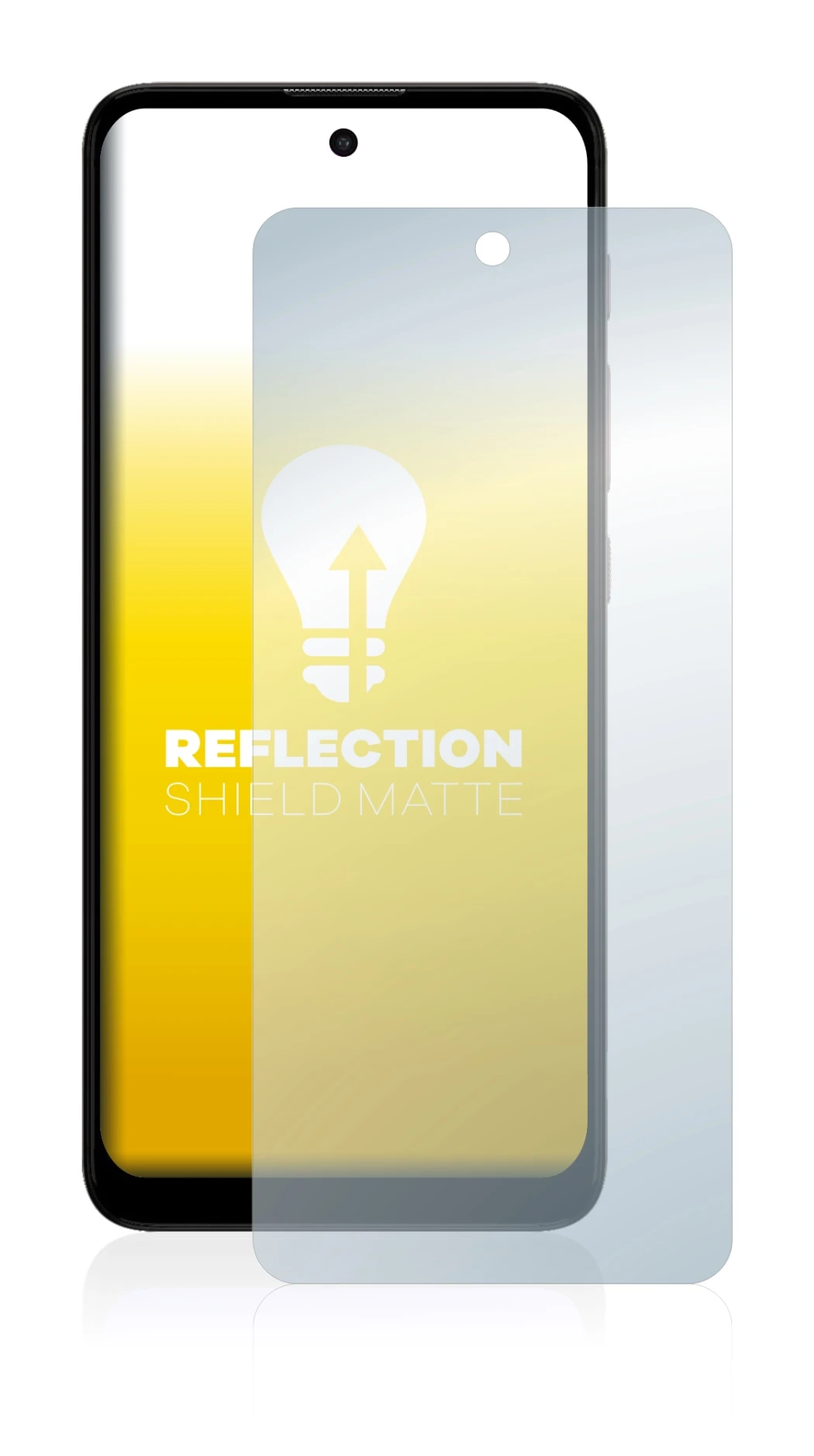 Immagine del dispositivo Motorola Moto E40 con un'ampia varietà di protezioni per lo schermo.