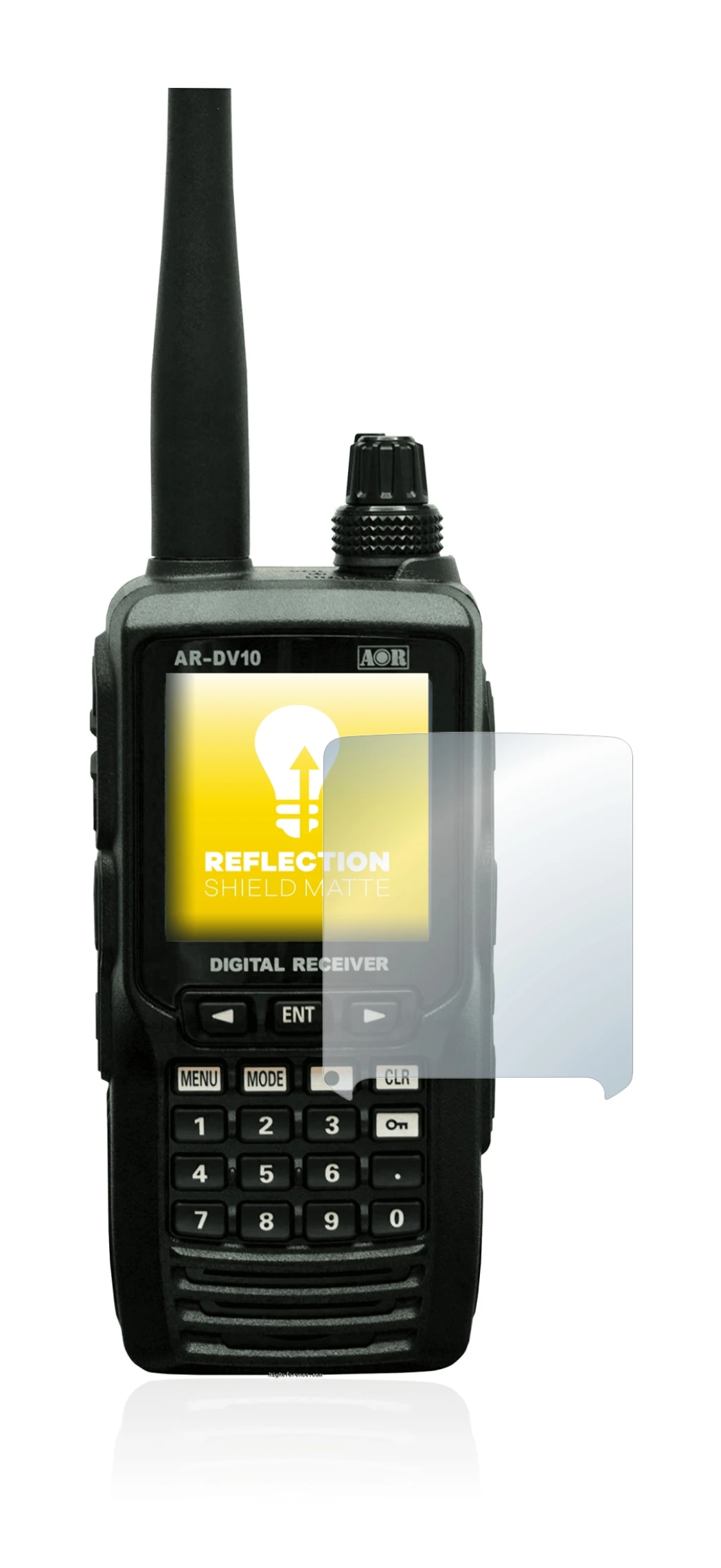 Immagine del dispositivo Aor AR-DV10 con un'ampia varietà di protezioni per lo schermo.