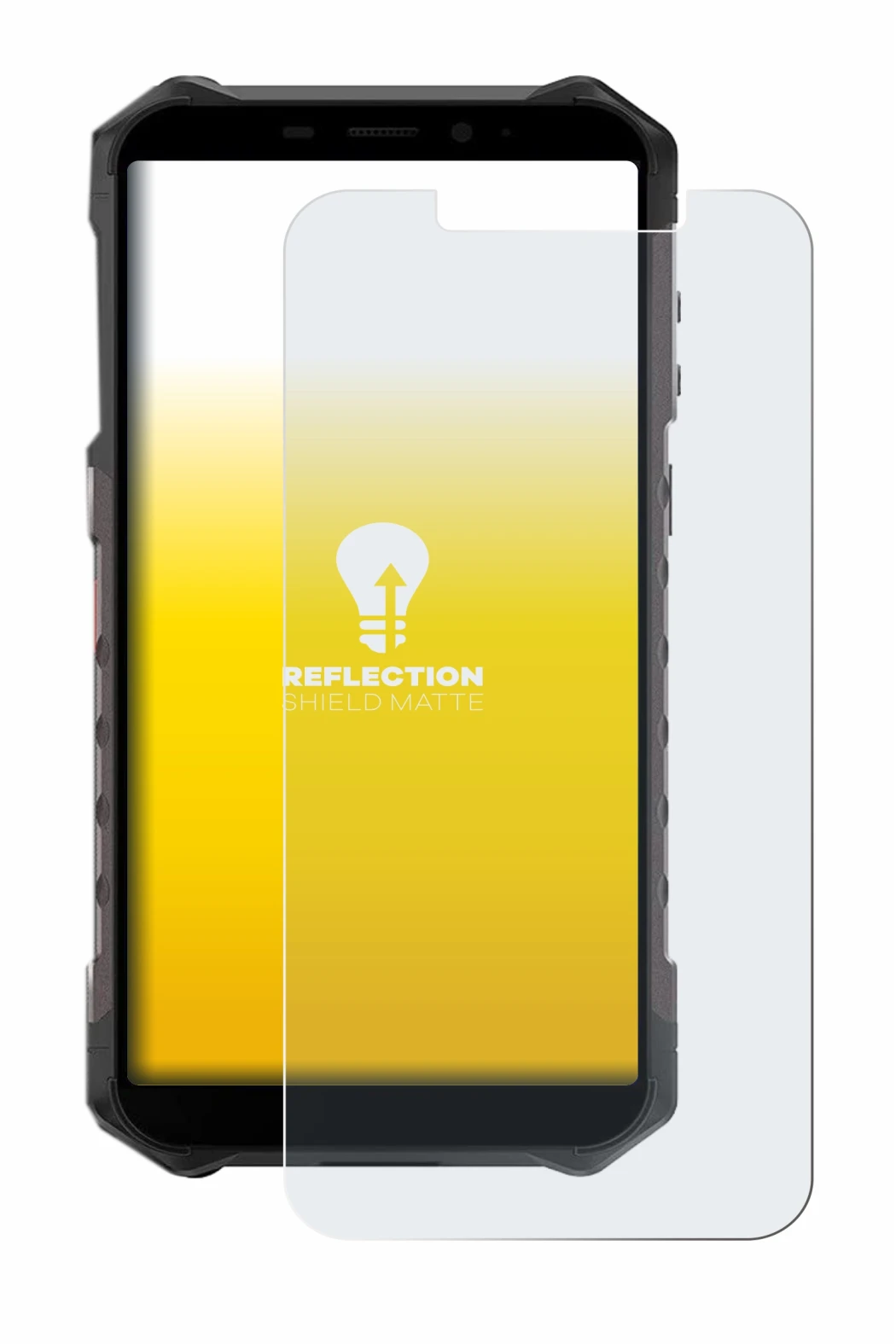 Immagine del dispositivo Ulefone Armor X9 Pro con un'ampia varietà di protezioni per lo schermo.
