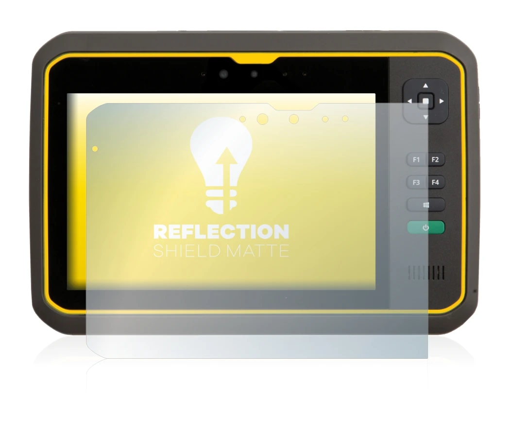 Immagine del dispositivo Trimble T7 con un'ampia varietà di protezioni per lo schermo.